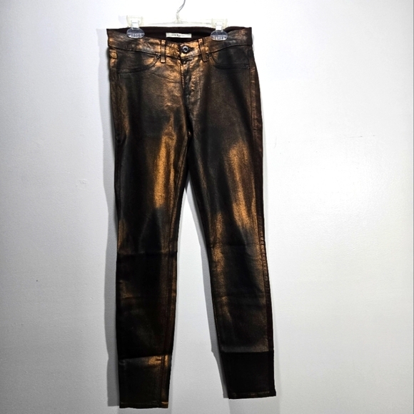 Rich and Skinny Bronzer Coated Pants 28W - Picture 1 of 9